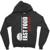 big fan of fast food Zipper Hoodie