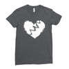 broken heart xxx Ladies Fitted T-Shirt