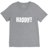 happy V-Neck Tee
