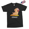 yoga pug exhale Exclusive T-shirt