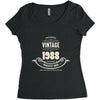 premium vintage 1988 classic perfectly aged limited edition Women's Triblend Scoop T-shirt