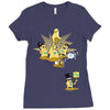 playing with monsters Ladies Fitted T-Shirt