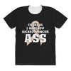 Careful I Already Kicked Cancer Ass All Over Women's T-shirt