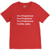 Revolution I Write Code V-Neck Tee