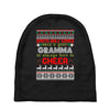 santa only comes once a year gramma is always here to cheer Baby Beanies
