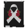 lung cancer white ribbon iPad 3 and 4 Case