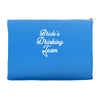 bride's drinking team diamond ring bachelorette Accessory Pouches