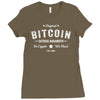 Bitcoin Satoshi Nakamoto In Crypto We Trust Ladies Fitted T-Shirt