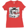 girl smoking a blunt Ladies Fitted T-Shirt