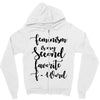 feminism is my second favorite f word Zipper Hoodie