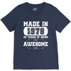 made in 1978 40 years of being awesome V-Neck Tee