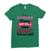 running mommy Ladies Fitted T-Shirt