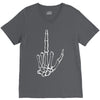 skeleton hand V-Neck Tee