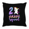 2nd grade squad Throw Pillow