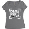 Please Don't Tag Me Women's Triblend Scoop T-shirt