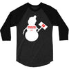 snowman   jake paul   red 3/4 Sleeve Shirt