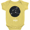 Virgo Zodiac Sign Minimal Design Baby Bodysuit
