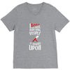 i bake because punching people is frowned upon V-Neck Tee