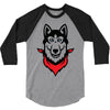 Siberian Husky 3/4 Sleeve Shirt