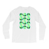 sad alien and daisy nineties grunge pattern Long Sleeve Shirts