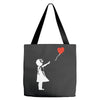 banksy style Tote Bags