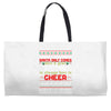 Santa Only Comes Once A Year Sister Is Always Here To Cheer Weekender Totes