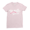 nine months you're out Ladies Fitted T-Shirt