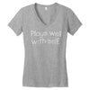 plays well with self Women's V-Neck T-Shirt
