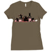 rock out with your cock out Ladies Fitted T-Shirt