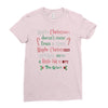 maybe christmas Ladies Fitted T-Shirt