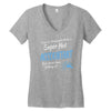 i never dreamed i'd be a super hot accountant but here iam, killing it Women's V-Neck T-Shirt