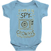 be aware of the spy crowave Baby Onesie
