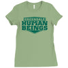 greendale human beings Ladies Fitted T-Shirt