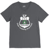 cia badge cider imbibing anarchist with badge V-Neck Tee