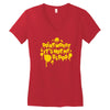 dont worry Women's V-Neck T-Shirt