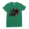 army secondary Ladies Fitted T-Shirt