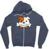 mobbu puppy Zipper Hoodie