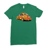 sixties vw beetle, ideal gift or birthday present Ladies Fitted T-Shirt