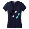 Creating a Little Disney Magic Character Women's V-Neck T-Shirt