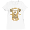 tusken gym Ladies Fitted T-Shirt