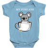 my puns are Baby Bodysuit
