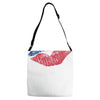 4th of July Lip Adjustable Strap Totes