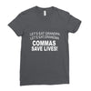 commassavenavy Ladies Fitted T-Shirt