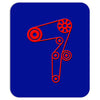strap of the distribution of the engine Mousepad
