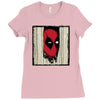 here's wade! Ladies Fitted T-Shirt