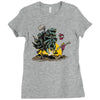 moving castle grayskull Ladies Fitted T-Shirt