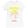 coroner punishment for decadence Ladies Fitted T-Shirt