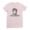 viva la evolucion Ladies Fitted T-Shirt