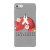 lung cancer awaneress iPhone 7 Case