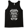 Super Cool Papa Of A Freaking Awesome Son Tank Top